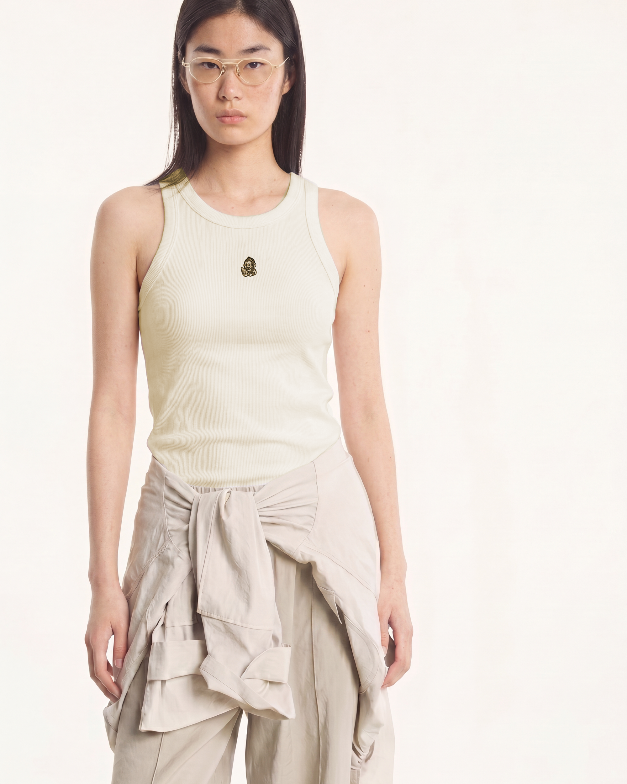 House Of Savoj Baby Greger Ribbed Tank Top