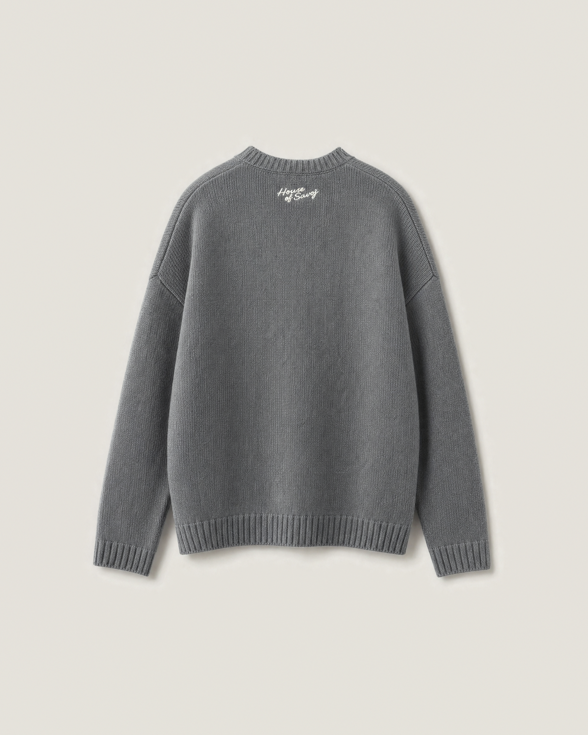 HOUSE OF SAVOJ JUVENILE GREGER KNIT JUMPER – DEEP GREY