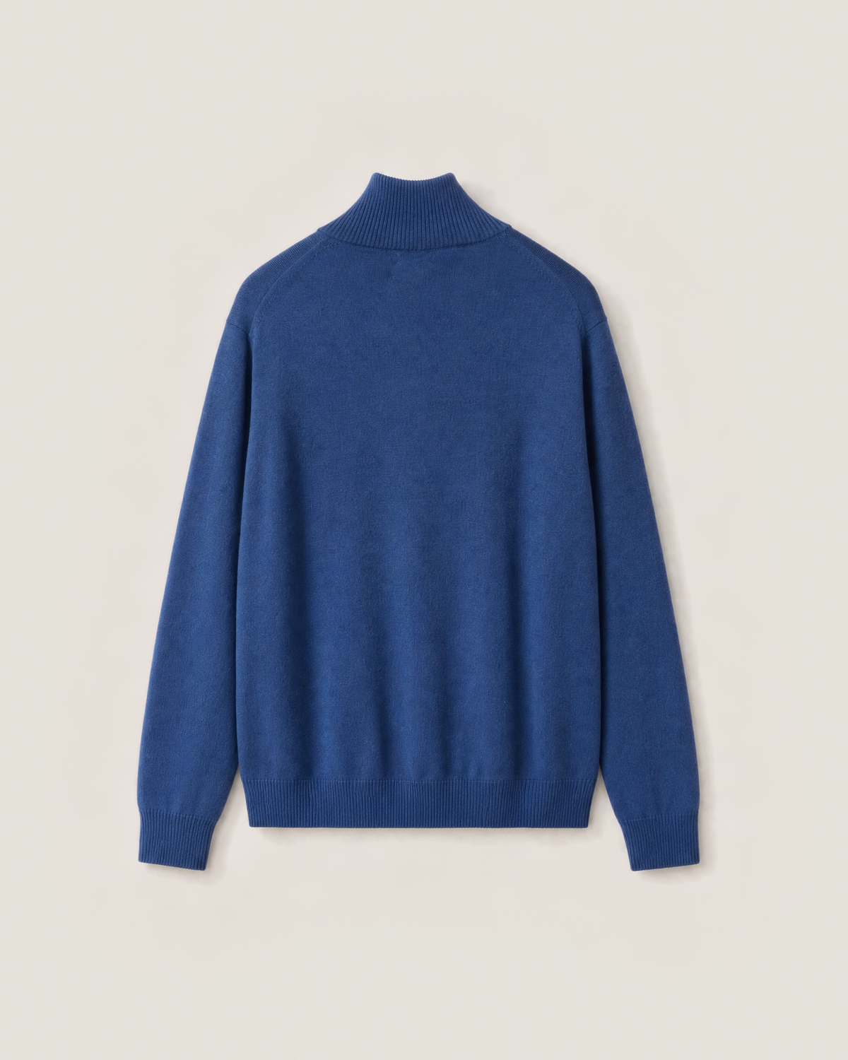 House of Savoj Handwriting Embroidery Full-Zip Cardigan – Unisex, Ocean Blue