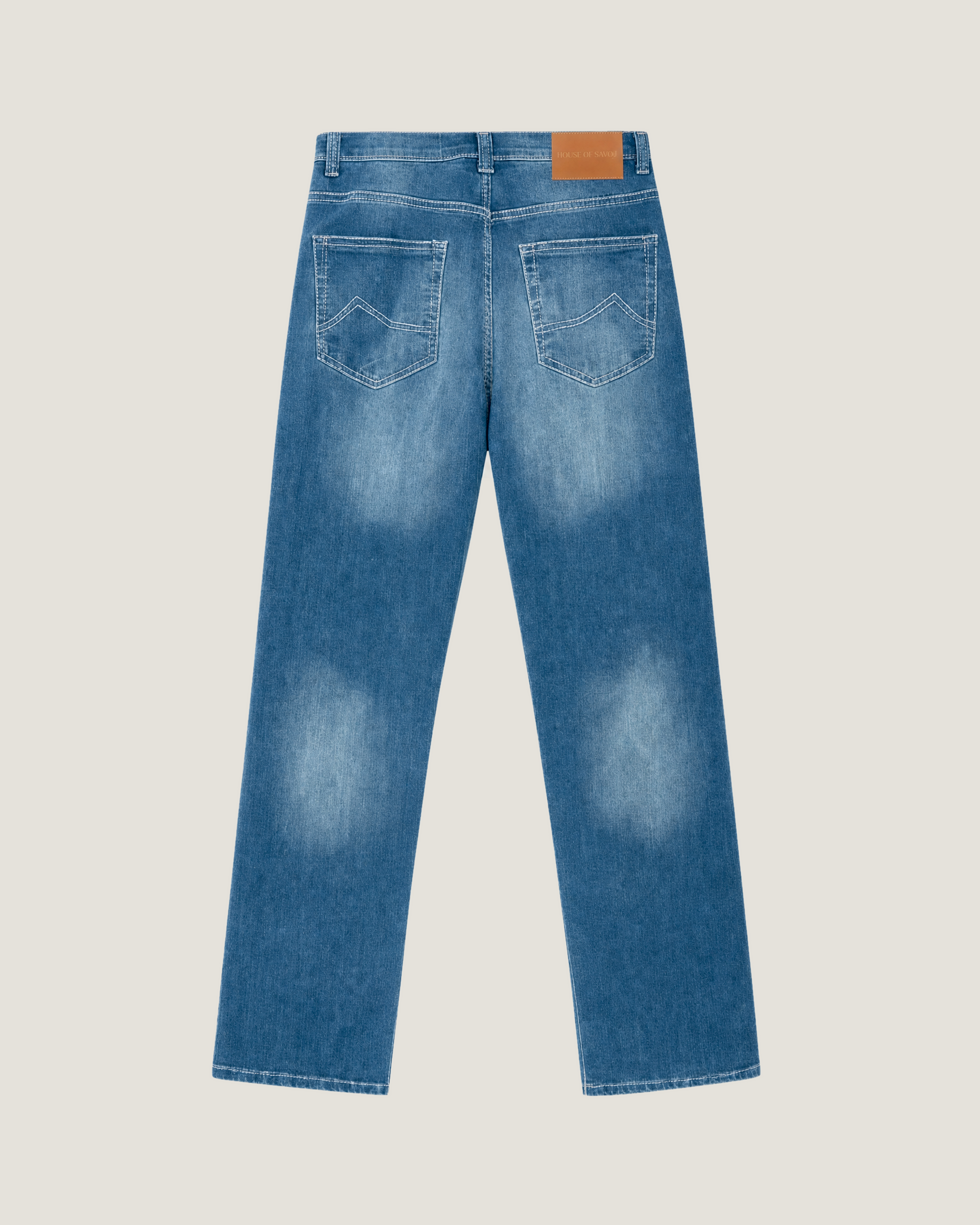 The Savoj Straight Jeans - Vintage Blue