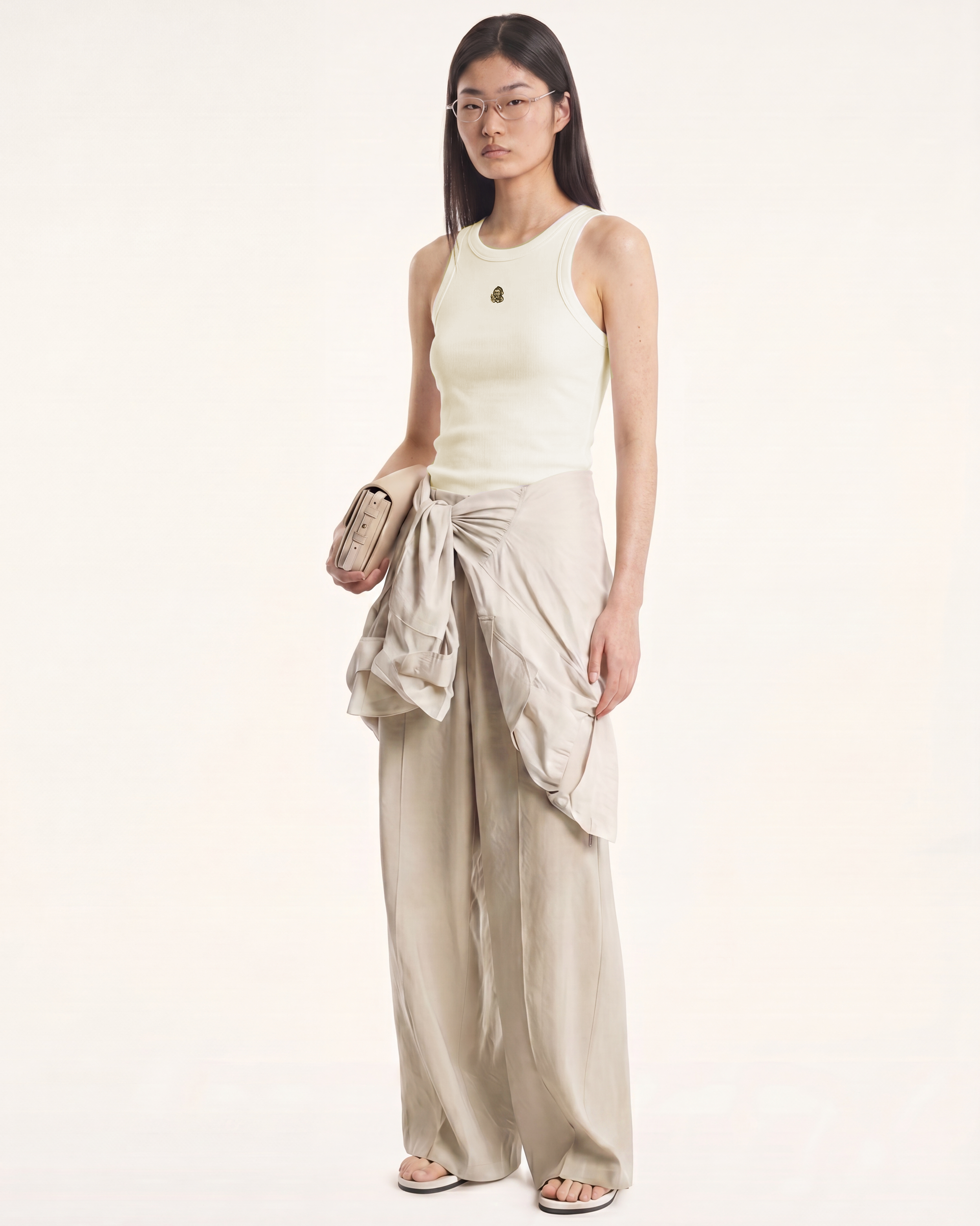 House Of Savoj Baby Greger Ribbed Tank Top