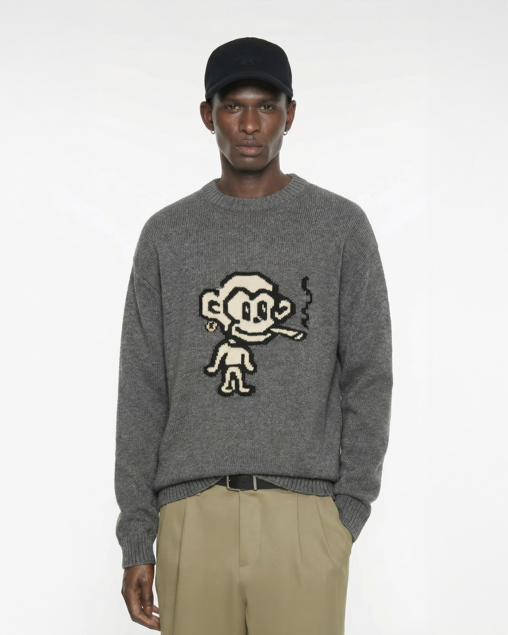 HOUSE OF SAVOJ JUVENILE GREGER KNIT JUMPER – DEEP GREY