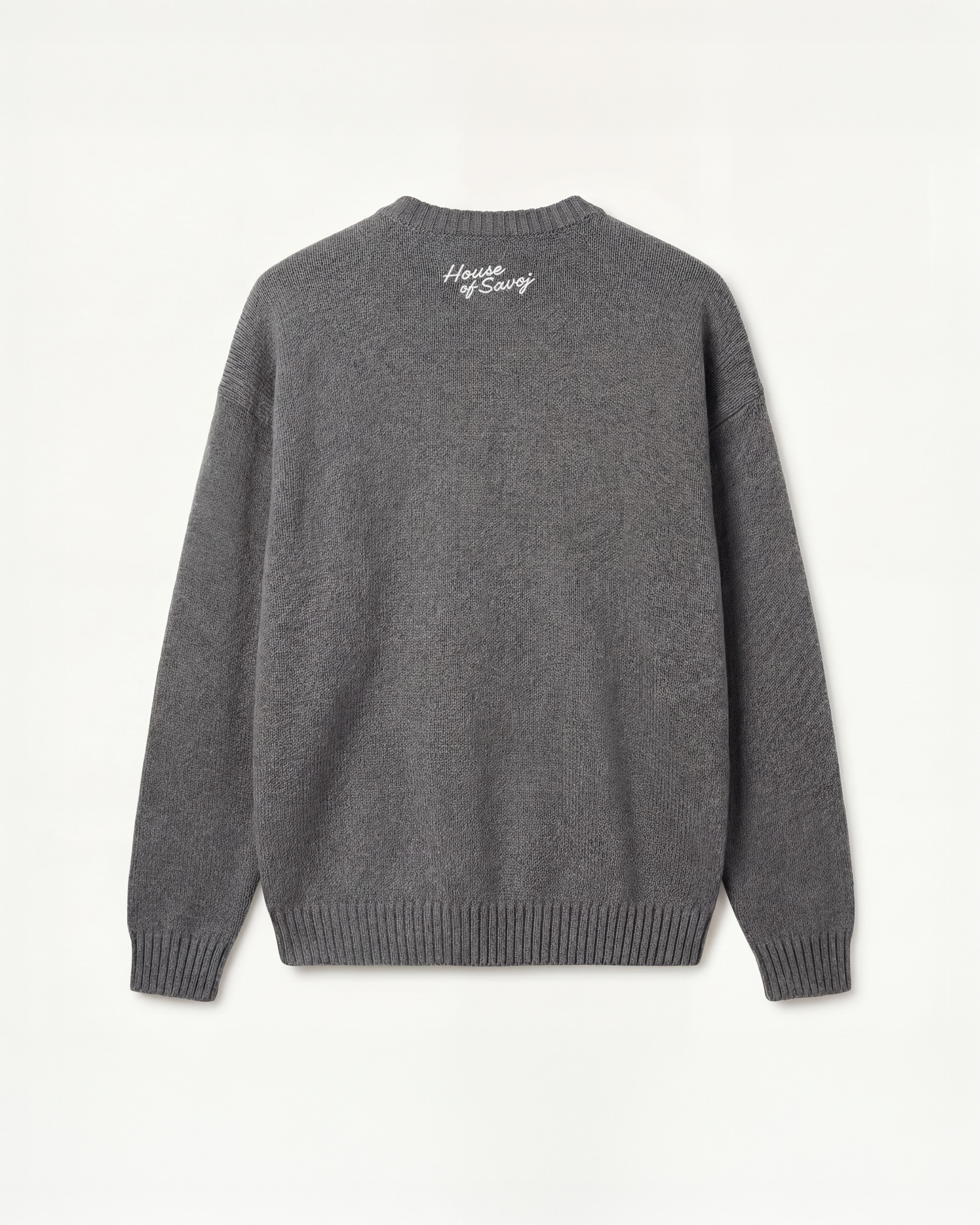 HOUSE OF SAVOJ JUVENILE GREGER KNIT JUMPER – DEEP GREY