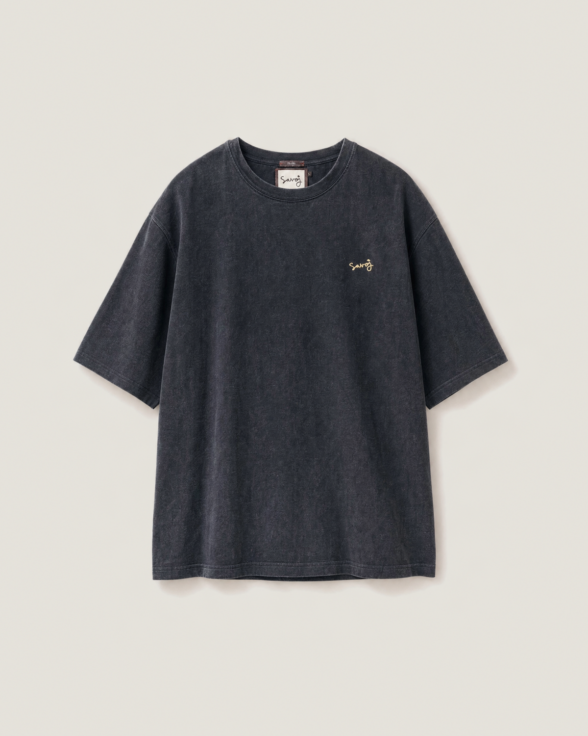 House of Savoj Dessin Libre Comfort Tee - Washed Black