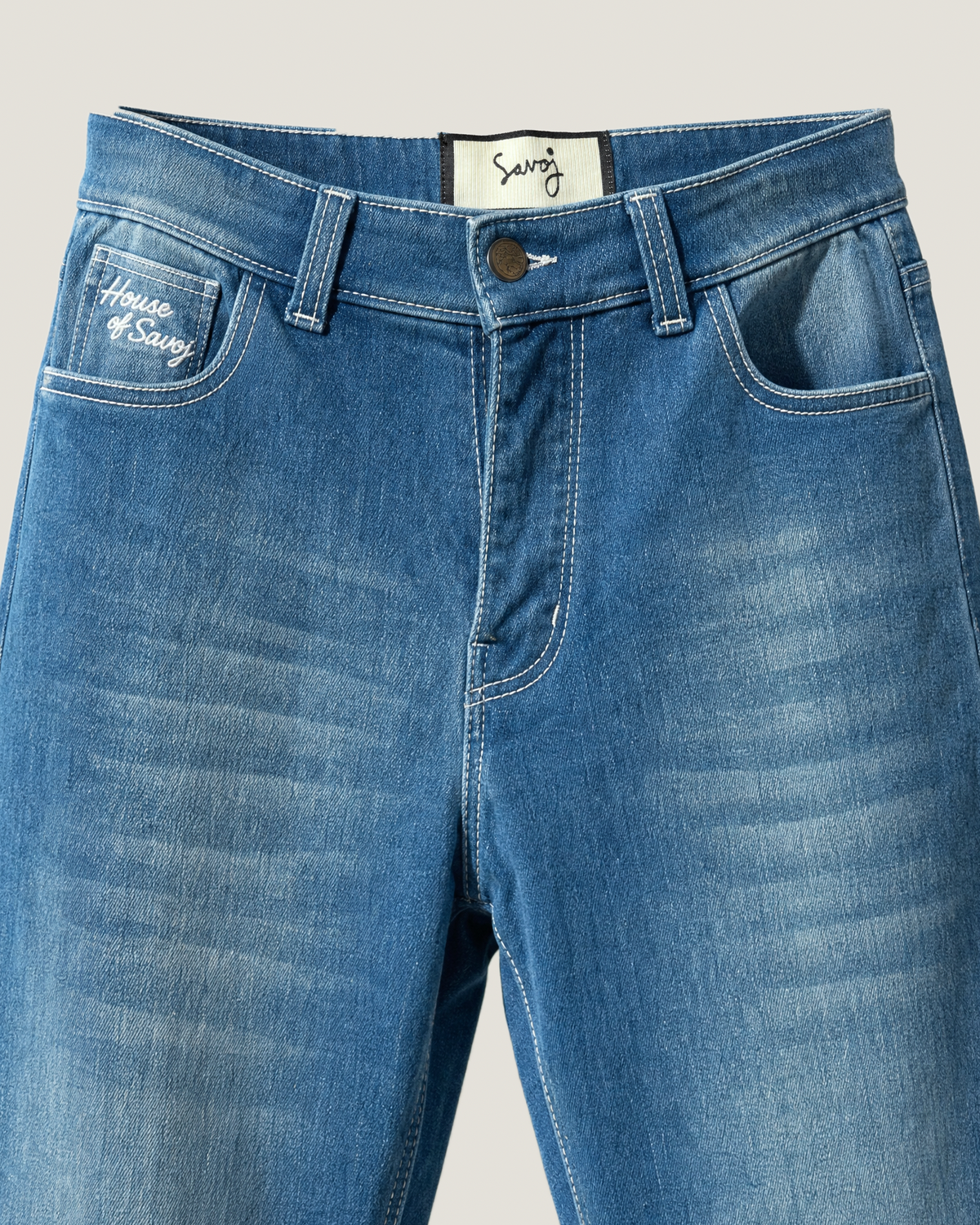 The Savoj Straight Jeans - Vintage Blue