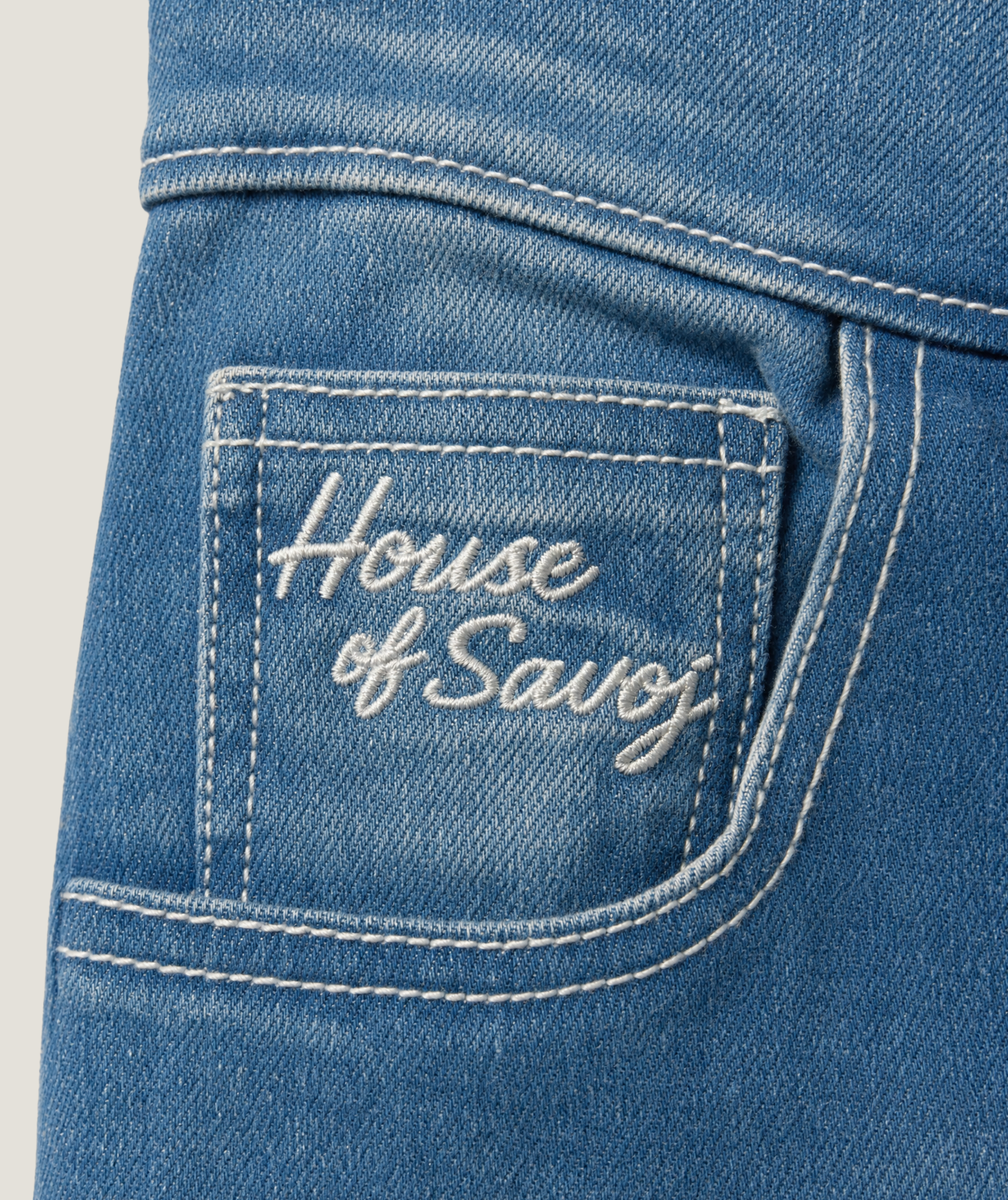 The Savoj Straight Jeans - Vintage Blue