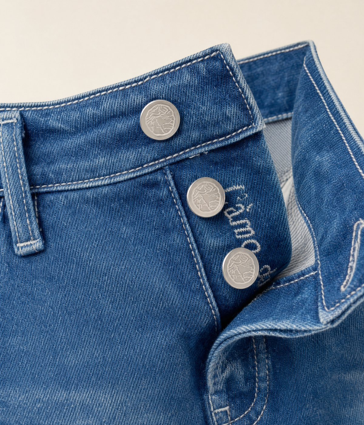 The Savoj Straight Jeans - Vintage Blue