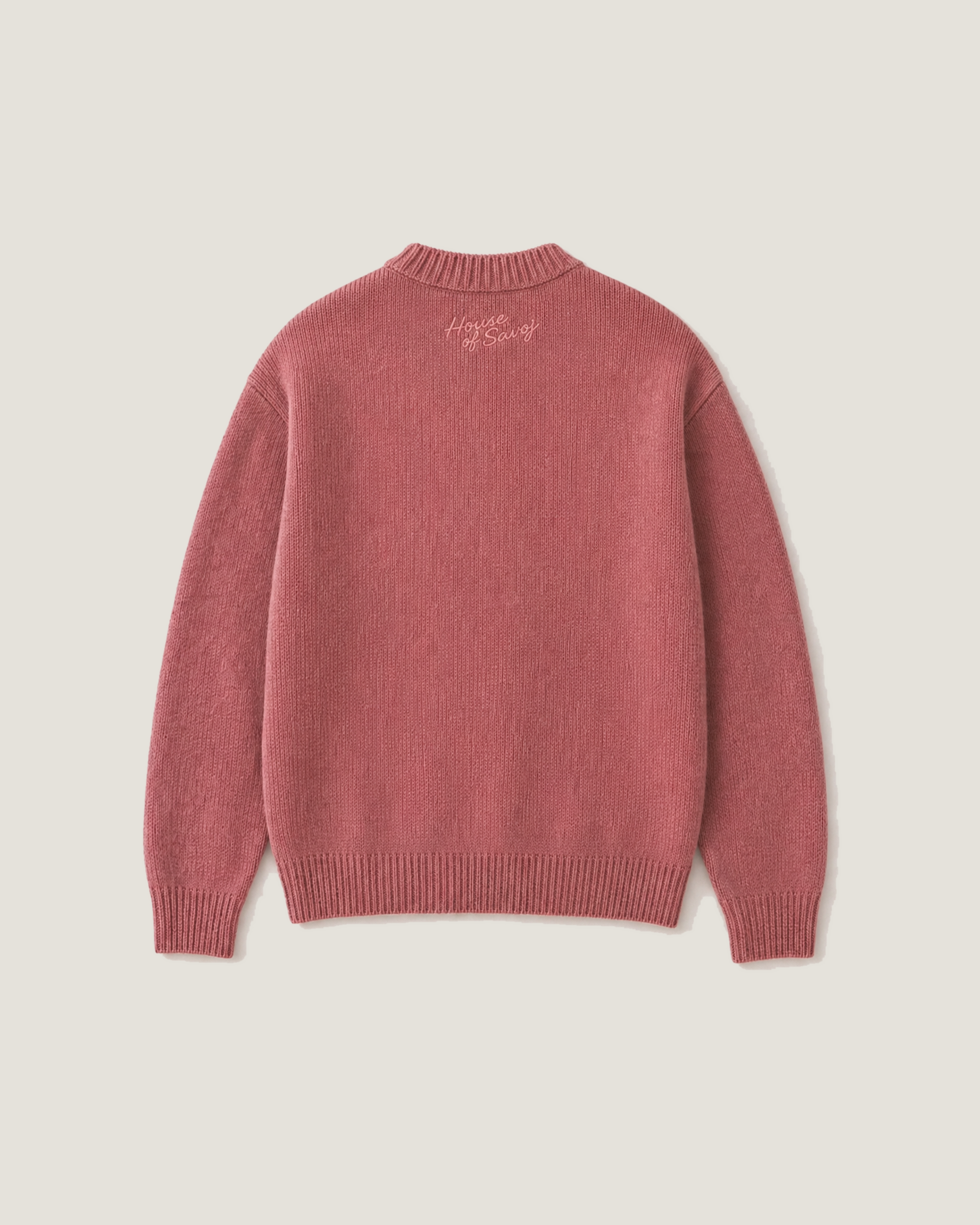 House of Savoj Greger Torso Knitted Jumper - Rosé