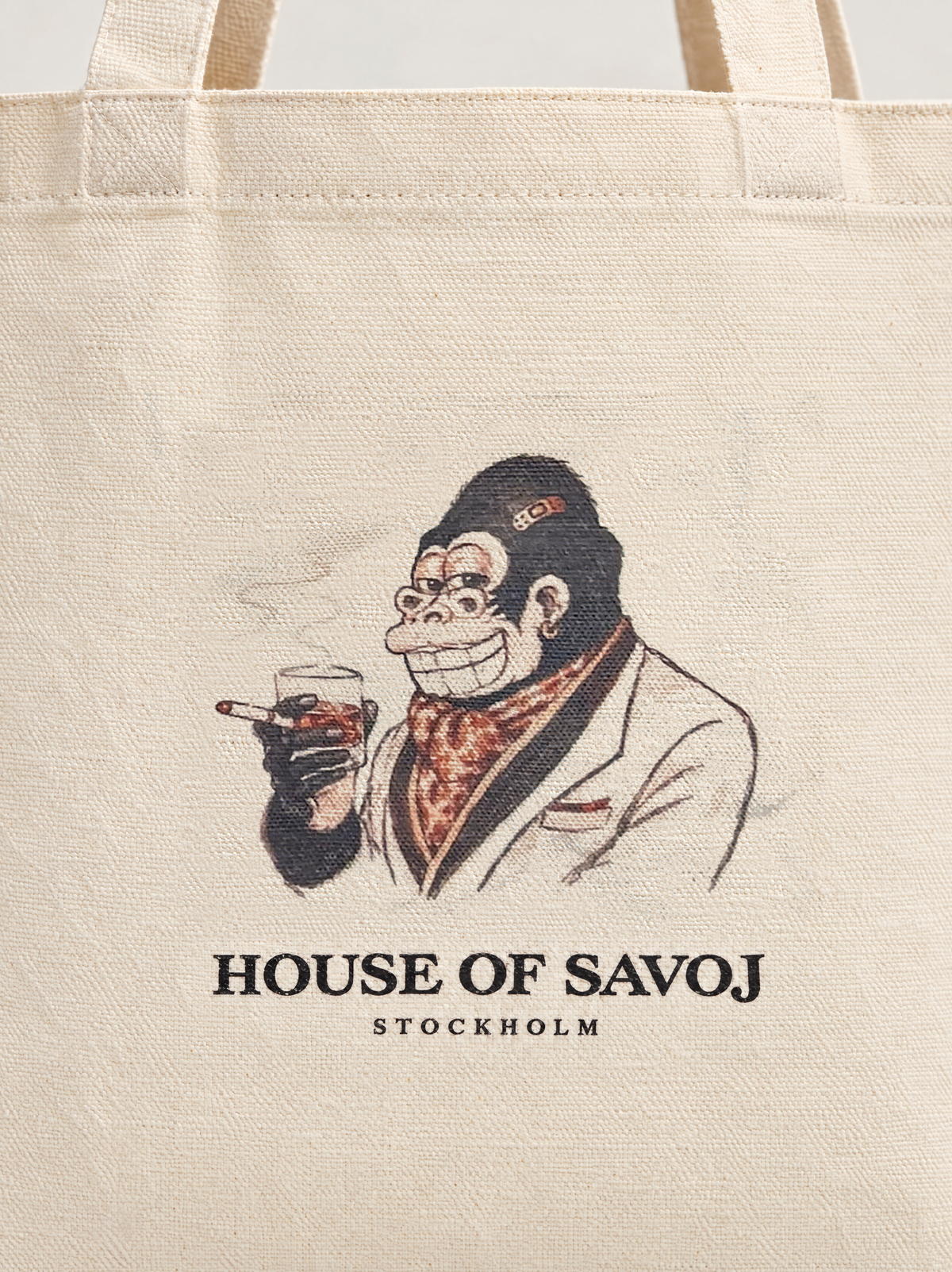 Smoking Greger Tote Bag - Canvas