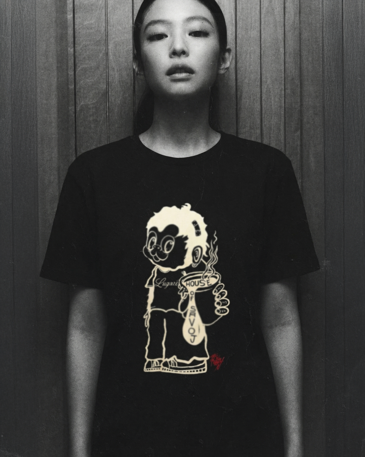 House of Savoj X Lugazi Tee-shirt - Deep black